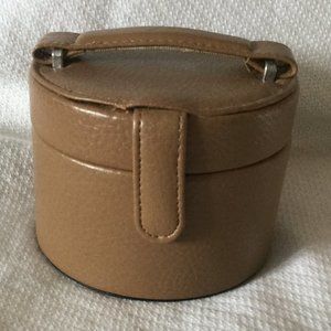 Vegan Leather Jewelry Train Case
